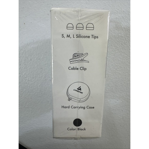 LYPERTEK MEVI - in Ear Headphones with Microphone Black - Picture 3 of 4